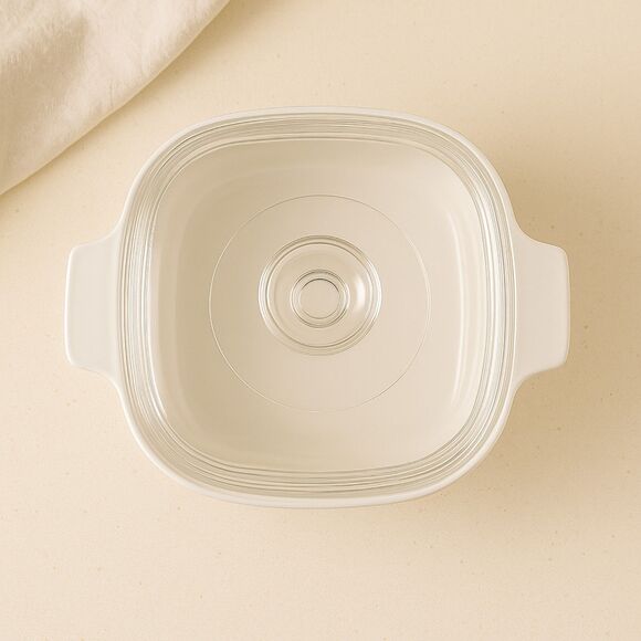 CorningWare | Microwave Heartbeat EKG Pattern Casserole Dish 8.5″ | EUC - Picture 4 of 8